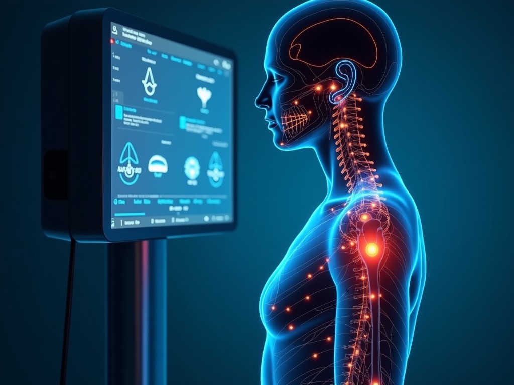 Custom Electrode Body Fat Analyzer